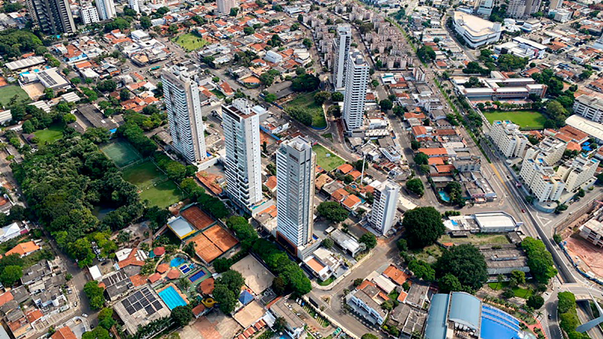 Vista Superior de Goiânia