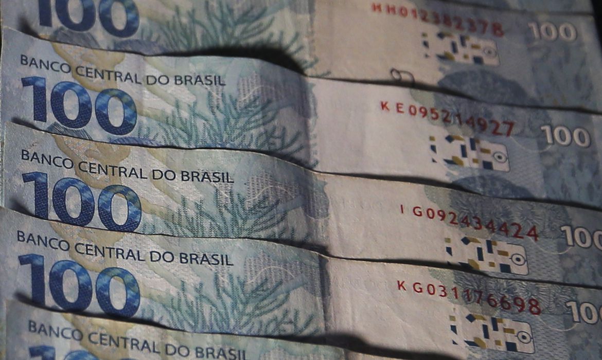 Nota de Dinheiro, Moeda Real, Brasil. Foto: © José Cruz/Agência Brasil