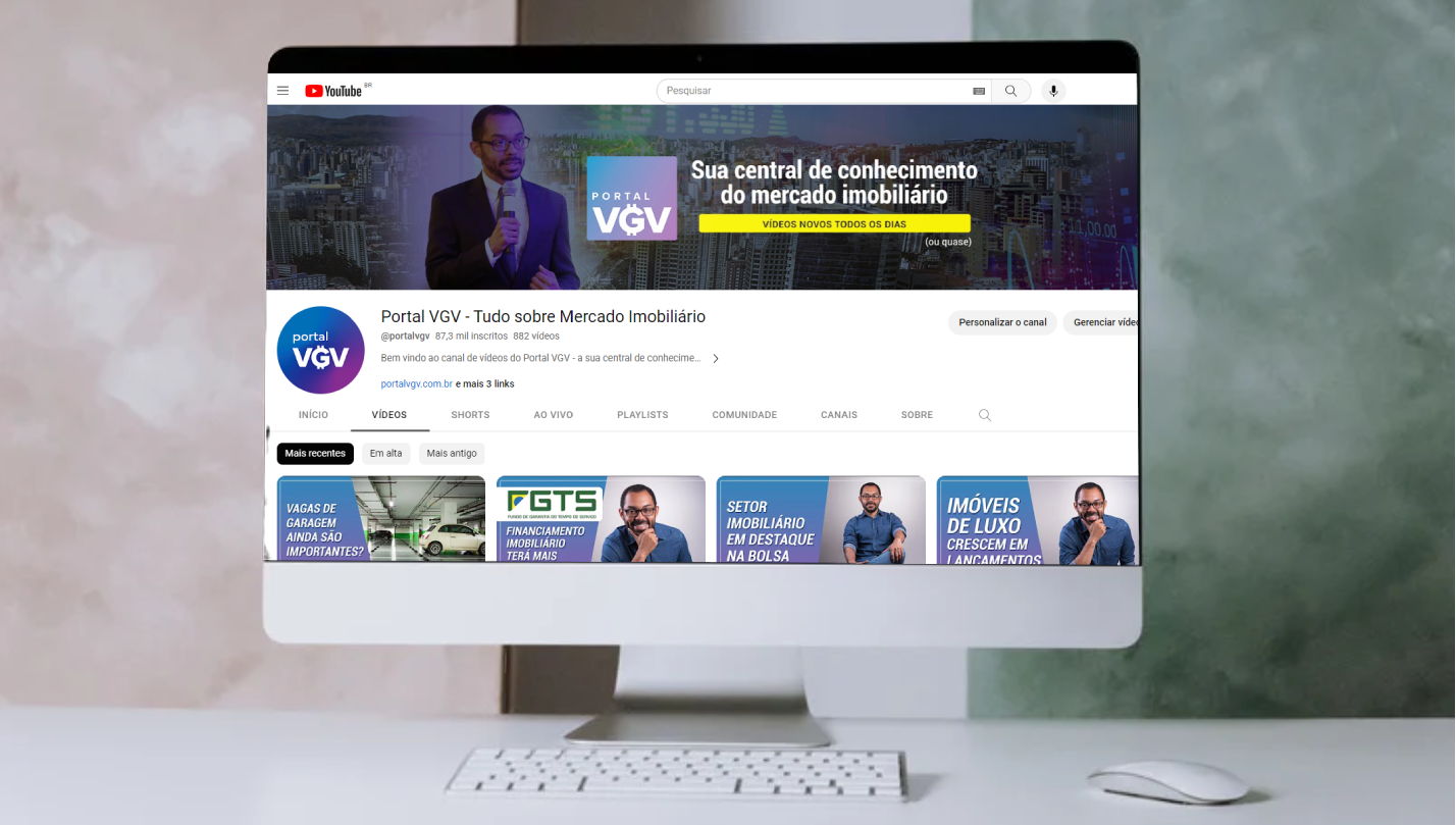 De volta: Portal VGV retorna ao YouTube com conteúdo diário sobre mercado imobiliário