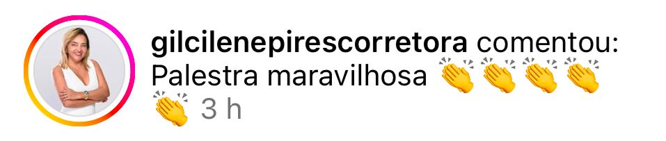 Depoimento palestrante mercado imobiliário
