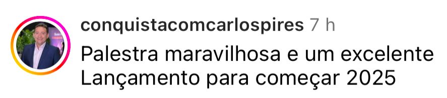Depoimento palestrante corretor de imóveis