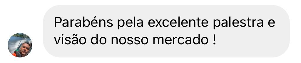Depoimento palestrante para evento imobiliário