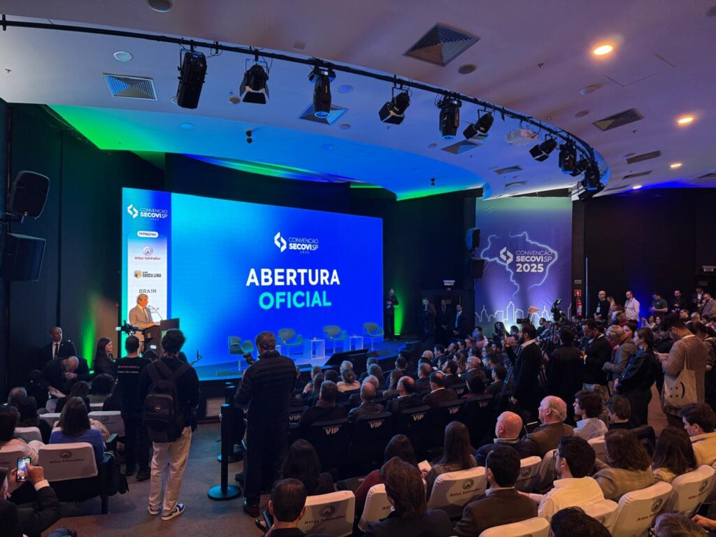 Registro da Convenção Secovi-SP 2025. Em 2026, o evento chega à sua 23ª edição, de 26 a 28 de agosto, em São Paulo.